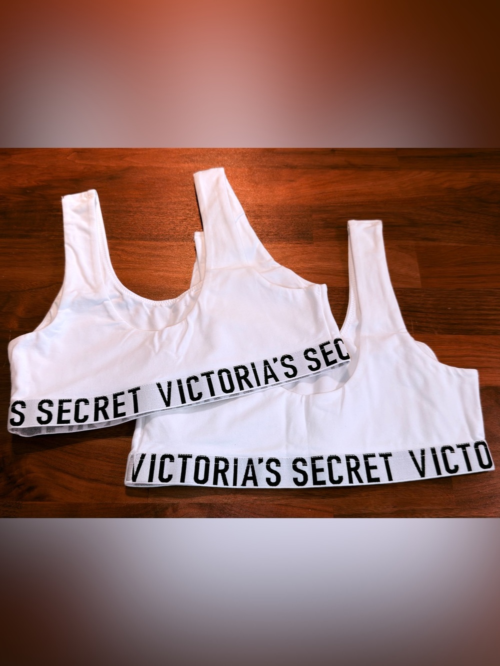 *EACH* BRAND NEW Victoria's Secret White Logo Sports Bra *NEVER WORN*